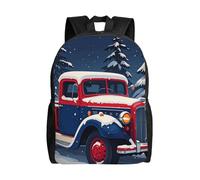 FodPand Laptop Backpack Large Capacity Carry On Backpack for Men Women Business Work Bag Truck in Snow Casual Daypack, Truck in Snow, One size