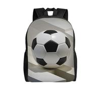 FodPand Laptop Backpack Large Capacity Carry On Backpack for Men Women Business Work Bag Truck in Snow Casual Daypack, Soccer Ball, One size
