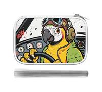 FodPand Large Capacity Pencil Case for Adults - Durable PU Leather Funny Pets Pencil Pouch with Zipper Portable Travel Makeup Bag Mini Cosmetic Bag for Office, Travel
