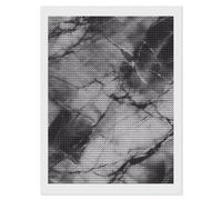 FodPand Light Black Marble Diamond Painting Kits for Adults Beginner 5D Round Drill Full Diamonds Pictures Gem Art Kits Crafts Gift DIY Diamond Art Kits for Home Wall Decor 12"x16"