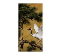 FodPand Longevity is Like A Pine Crane Door Curtain Temporary Doorway Privacy,No Drill Print Privacy Curtains Easy Install Windows Curtains, for Glass Door/Patio Doors Gift 30.4 X 70.9 in