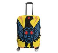 FodPand Luggage Cover for Suitcase 19-32 Inch Tribal Thunderbird Totem Travel Suitcase Protector Vibrant Anti-Scratch Washable Luggage Sleeve with Funny Design, white, M, Tribal Thunderbird Totem