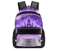 FodPand Magic Crystal Ball Laptop Backpack Travel Backpacks Casual Daypack Water-Resistant Bookbag for 15.6 Inch