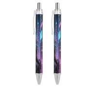 FodPand Mechanical Cat Ballpoint Pens Fine Point Smooth Writing Pen Retractable Ball Point Pens 0.5mm Black Ink Pen Office Supplies Gifts for Men Women 2 PCS