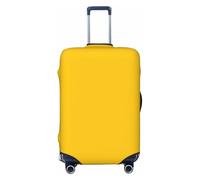 FodPand Milk Duck Yellow Luggage Covers for Suitcase Tsa Approved, Stretchable & Washable Travel Suitcase Cover Protector Anti-Scratch Baggage Cover Trolley Case Sleeve Fit 18-32 Inch Luggage, Black