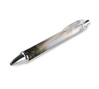 FodPand Misty Forest Dawn Ballpoint Pens Fine Point Smooth Writing Pen Retractable Ball Point Pens 0.5mm Black Ink Pen Office Supplies Gifts for Men Women 1 PCS
