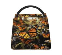 FodPand Monarch Butterfly Cluster Lunch Bag Lunch Box Cooler Bag