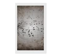 FodPand Music Note Wall Diamond Painting Kits for Adults Beginners 5D Square Drill Diamond Art Kits with DIY Tools Gem Art Crafts for Home Wall Decor Living Room Bedroom Office Decoration 12x20