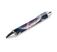 FodPand Mysterious Planet Ballpoint Pens Fine Point Smooth Writing Pen Retractable Ball Point Pens 0.5mm Black Ink Pen Office Supplies Gifts for Men Women 1 PCS