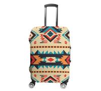 FodPand Native American Luggage Covers for Suitcase Protector Fits 19-32 Inch Suitcase Cover, Washable Travel Baggage Covers Durable Luggage Protector for Secure Fit, style, M, Modern