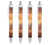 FodPand Native American Tribes Ballpoint Pens Fine Point Smooth Writing Pen Retractable Ball Point Pens 0.5mm Black Ink Pen Office Supplies Gifts for Men Women 4 PCS