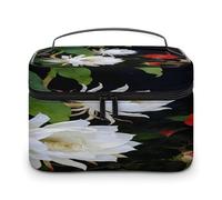 FodPand Night Court Tan Fang Makeup Bag with Makeup Brush Compartment Cosmetic Bag with Handle And Zipper Portable Organizer Bag for Daily, Camping, Traveling, Hotel