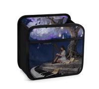 FodPand Note Cloud Tree Car Seat Organizer Backseat with Storage Pockets, Multipurpose Car Organizer Hanging, Cars Trash Bag Can,Premium PU Leather Garbage Can Large Capacity