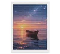 FodPand Ocean After Storm Diamond Painting Kits for Adults Beginner 5D Round Drill Full Diamonds Pictures Gem Art Kits Crafts Gift DIY Diamond Art Kits for Home Wall Decor 12"x16"