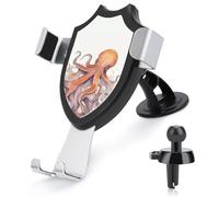 FODPAND Octopus Tentacles Car Phone Holder Mount for Dashboard Vertical Air Vents Cell Phone Stand 360° Rotation Car Mount Stable Clip with Anti-Shake Car Accessories