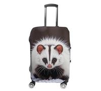 FodPand Opossum In Snow Print Luggage Covers for Suitcase Protector Fits 19-32 Inch Suitcase Cover, Washable Travel Baggage Covers Durable Luggage Protector for Secure Fit, style, XL, Modern