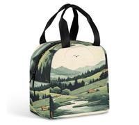 FodPand Outdoor Landscape Lunch Bag Lunch Box Cooler Bag
