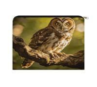 FodPand Owl Travel Makeup Bag, Aesthetic Portable Cosmetic Bags with Zipper, Makeup Pouch, Cute Travel Toiletry Bag Skincare Bags for Women