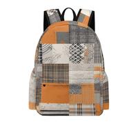 FodPand Patchwork Style Pattern Backpack Travel Bag Laptop Backpack | Large Lightweight Computer Bag with Adjustable Shoulder Straps Travel Backpacks Multi-Purpose Women Men Unisex