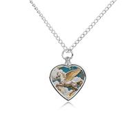 FodPand Pegasus Cloud Flight Pet Memorial Necklace for Ashes Waterproof Cremation Jewelry for Men Women Adjustable Pet Urn Pendant with Filling Kit Keepsake Gift for Loss of Dog Cat