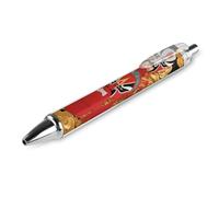 FodPand Peking Opera Masks Ballpoint Pens Fine Point Smooth Writing Pen Retractable Ball Point Pens 0.5mm Black Ink Pen Office Supplies Gifts for Men Women 1 PCS