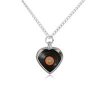FodPand Personalized Pet Urn Necklace for Ashes Titanium Steel Vintage Vinyl Record Cremation Jewelry with Funnel Kit Memorial Necklace Keepsake Gift Custom Photo Pendant for Dogs Cats Loved Ones