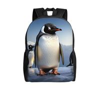 FodPand Petals Garden Leaves Travel Backpack for Women Men 15.6 inch Laptop Backpack Waterproof Work Business Daypack, Penguin, One Size, Travel Backpacks