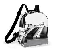 FodPand Piano Music Symbol Travel Backpack Daypack Laptop Bag | Laptop Backpack with 2 Compartments Large Computer Bag for Men/Women