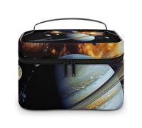 FodPand Planet JupiterMakeup Bag Travel Toiletry Bag MAKE UP Case Artist Storage Bags for Accessories, Shampoo.