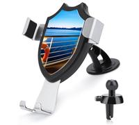 FodPand Pool Party Cruise Ship Car Phone Holder Anti-Slip Shield Shape Automobile Phones Mount Dashboard Windshield Car Phone Mount for 4.0-inch to 6.0-inch Mobile Phones
