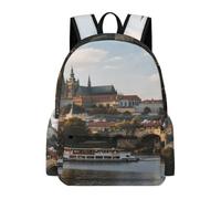 FodPand Prague Castle Backpack Travel Bag Laptop Backpack