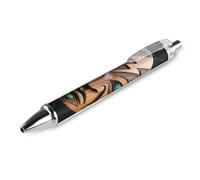 FodPand Rain God Mask Ballpoint Pens Fine Point Smooth Writing Pen Retractable Ball Point Pens 0.5mm Black Ink Pen Office Supplies Gifts for Men Women 1 PCS