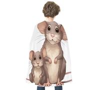 FodPand Rats Halloween Cloak Reversible Renaissance Cape Medieval Costume for Cosplay Themed Party Dress Up