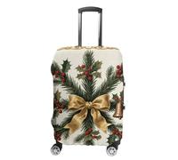 FodPand Red Grey Santa Gnome Luggage Covers for Suitcase Protector Fits 19-32 Inch Suitcase Cover, Washable Travel Baggage Covers Durable Luggage Protector for Secure Fit, style, XL, Modern