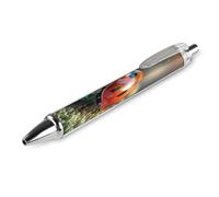 FodPand Red Ladybug Ballpoint Pens Fine Point Smooth Writing Pen Retractable Ball Point Pens 0.5mm Black Ink Pen Office Supplies Gifts for Men Women 1 PCS