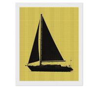 FodPand Sailing Diamond Painting Kits for Adults Beginners 16x20 Full Drill Diamond Art with DIY Tools Square 5D Diamonds Dots Crafts Gem Art Paint by Diamonds for Home Wall Decor Relaxing Gift