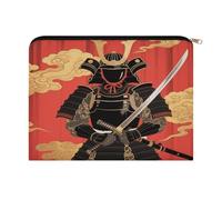 FodPand Samurai Armor Set Travel Makeup Bag, Aesthetic Portable Cosmetic Bags with Zipper, Makeup Pouch, Cute Travel Toiletry Bag Skincare Bags for Women
