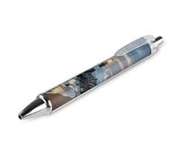 FodPand Sea Lighthouse Ballpoint Pens Fine Point Smooth Writing Pen Retractable Ball Point Pens 0.5mm Black Ink Pen Office Supplies Gifts for Men Women 1 PCS