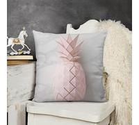 FodPand Soft Plush Gold Pineapple Couch Pillow Covers 22x22 Decorative Square Body Pillow Case with Hidden Zipper Skin-Friendly & Anti-Pilling Cushion Cover for Living Room Bedroom Sofa Patio