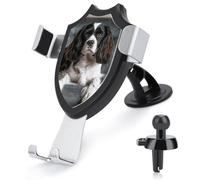 FODPAND Spaniel On The Sofa Car Phone Holder Adjustable Easy Clamp Car Phone Mount Cell Phone Holder Truck Stand Universal Automobile Cradle for Your Car Dashboard Windshield Vent