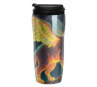 FodPand Strange Creature Insulated Travel Tumbler Reusable Leakproof Coffee Cup with Lid Double Wall Spill Proof Plastic Coffee Mug for Iced/Hot Drink Mug BPA-Free 12 Oz for Women Men Gift