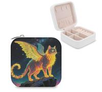 FodPand Strange Creature Mini Jewelry Travel Case Small Portable Jewelry Organizer Box Display Storage Box for Rings Earrings Necklaces Gifts for Women, Wedding, Birthday,New Year,Christmas