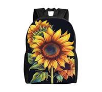 FodPand Summer Sunflower Laptop Backpack for Men Women College Backpacks Water-resistant Lightweight Travel Bag Business Rucksack Large Capacity Hiking Daypack Bookbag Gift