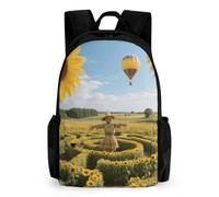 FodPand Sunflower Maze Backpack 16 Inch Laptop Backpacks | Work Business Backpacks Purse with Large Capacity, Waterproof Nurse Bag Waterproof Casual Daypack for Travel