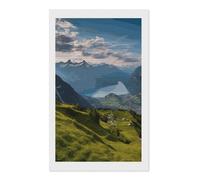 FodPand Switzerland Alps Diamond Painting Kits for Adults Beginners 5D Round Drill Diamond Art Kits with DIY Tools Gem Art Crafts for Home Wall Decor Living Room Bedroom Office Decoration 12x20