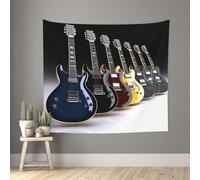 FodPand Tapestry Wall Hanging for Bedroom Vintage Aesthetic Wall Tapestry electric guitar Funny Backdrop Modern Tapestries Hanging Flag Wall Art Decor Photo Background Party Banner 60" X 51"