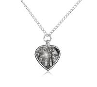 FodPand The Oak Tree Pet Memorial Necklace for Ashes Waterproof Cremation Jewelry for Men Women Adjustable Pet Urn Pendant with Filling Kit Keepsake Gift for Loss of Dog Cat