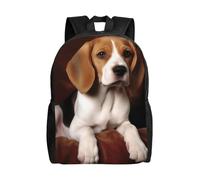 FodPand Train and Railway Travel Backpack for Women Men 15.6 inch Laptop Backpack Waterproof Work Business Daypack, Ovely Pet Dog Beagle, One Size, Travel Backpacks