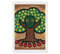 FodPand Tree Spirit Totem Diamond Painting Kits for Adults Beginners 5D Square Drill Diamond Art Kits with DIY Tools Gem Art Crafts for Home Wall Decor Living Room Bedroom Office Decoration 8x12