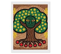 FodPand Tree Spirit Totem Diamond Painting Kits for Adults Beginners 5D Square Drill Diamond Art Kits with DIY Tools Gem Art Crafts for Home Wall Decor Living Room Bedroom Office Decoration 12x16